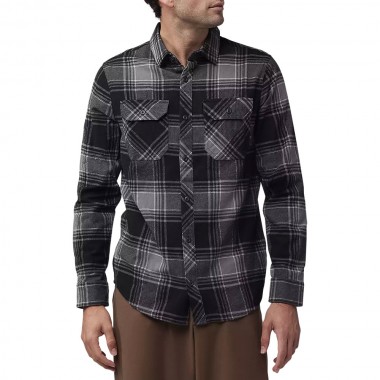 FOX TRAILDUST FLANNEL LS SHIRT BLACK