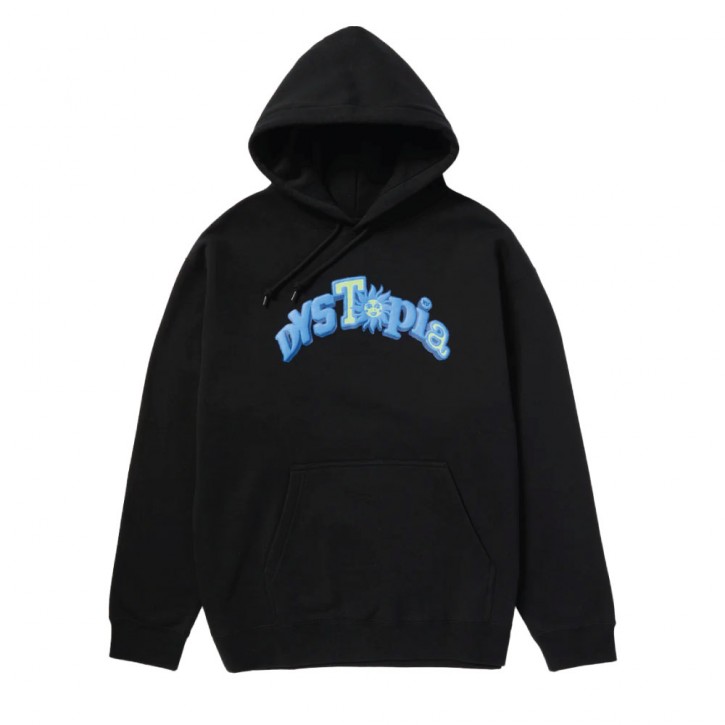 HUF DYSTOPIA P/O HOODIE BLACK