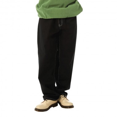 HUF CROMER PANT BLACK/WHITE