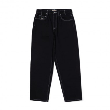 HUF CROMER PANT BLACK/WHITE