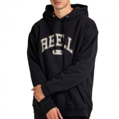 REELL TEAM HOODIE DEEP BLACK