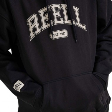 REELL TEAM HOODIE DEEP BLACK