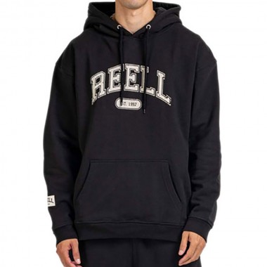 REELL TEAM HOODIE DEEP BLACK