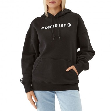 CONVERSE WORDMARK W HOODIE BLACK