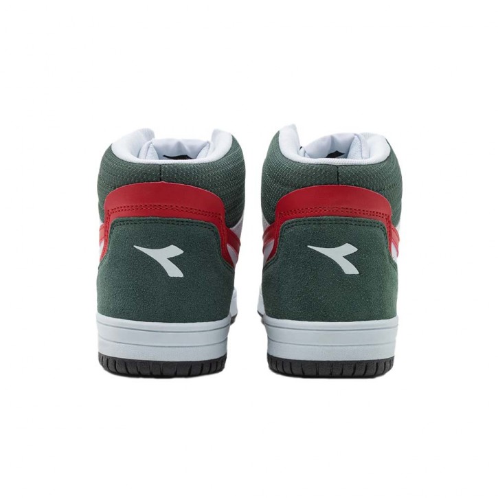 Diadora Raptor High SL Uomo – Scarpe Alte Black White White (Taglia 41 EU)