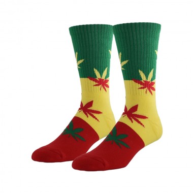 COOL SOCKS RASTA LA VISTA CREW SOCKS
