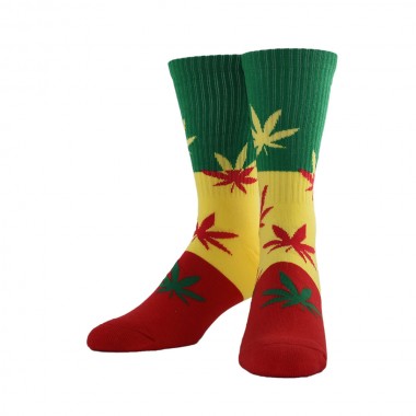 COOL SOCKS RASTA LA VISTA CREW SOCKS