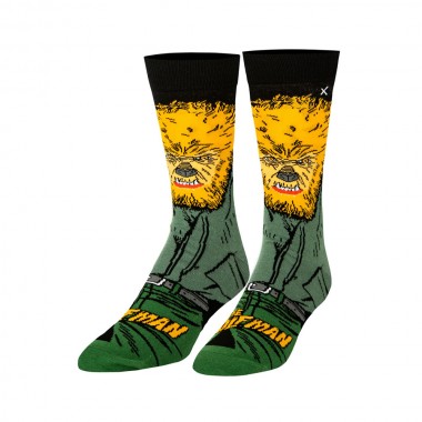 ODD SOX THE WOLF MAN CREW SOCKS
