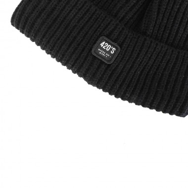 THE DUDES 420S DOCKER BEANIE BLACK