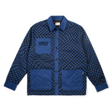 THE DUDES STONEYS WORKER OVERSHIRT BLUE