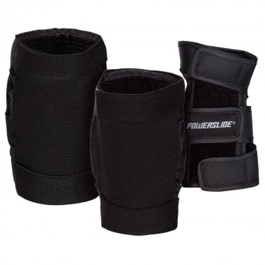 POWERSLIDE Basic Kids Set Παιδικά Προστα/κα  - Μαύρο