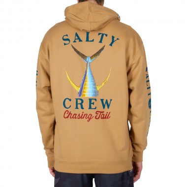 SALTY CREW TAILED HOODIE SANDSTONE