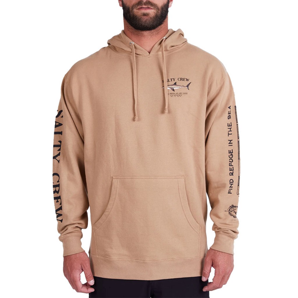 SALTY CREW BRUCE HOODIE SANDSTONE