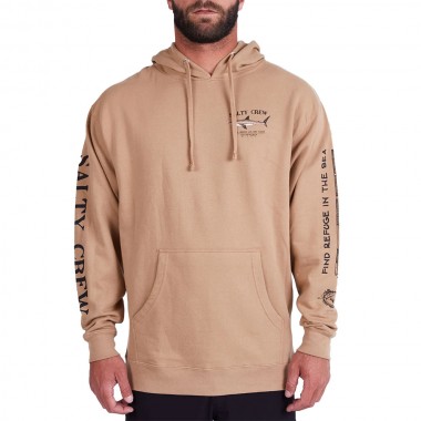 SALTY CREW BRUCE HOODIE SANDSTONE