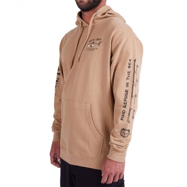 SALTY CREW BRUCE HOODIE SANDSTONE