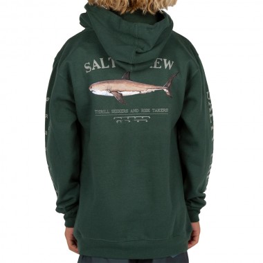 SALTY CREW BRUCE BOYS HOODIE ALPINE GREEN