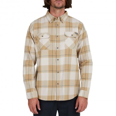 SALTY CREW FIRST LIGHT FLANNEL SHIRT PEYOTE