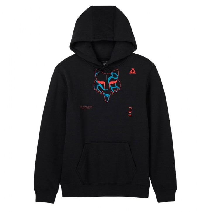 FOX WITHERED HOODIE BLACK