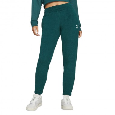 PUMA CLASSICS FLEECE SWEATPANTS MALACHITE