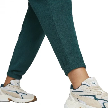 PUMA CLASSICS FLEECE SWEATPANTS MALACHITE