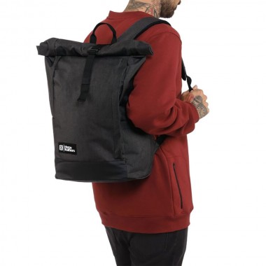 HORSEFEATHERS ROLLER BACKPACK HEATHER GRAY