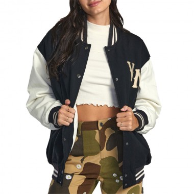 RVCA PACKIN W JACKET PIRATE BLACK