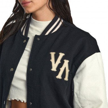 RVCA PACKIN W JACKET PIRATE BLACK
