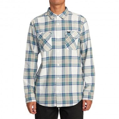 RVCA THATLL WORK FLANNEL LS SHIRT MARGARITA