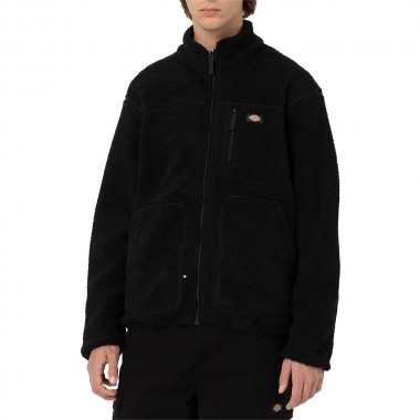 DICKIES MOUNT HOPE ZIP FLEECE BLACK
