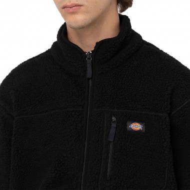 DICKIES MOUNT HOPE ZIP FLEECE BLACK