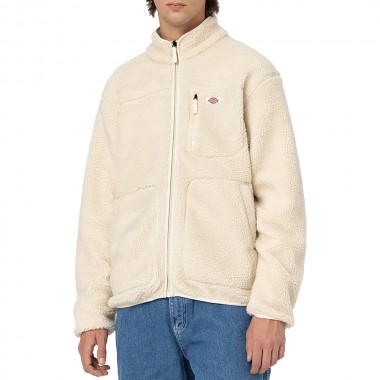 DICKIES MOUNT HOPE ZIP FLEECE WHITECAP GRAY