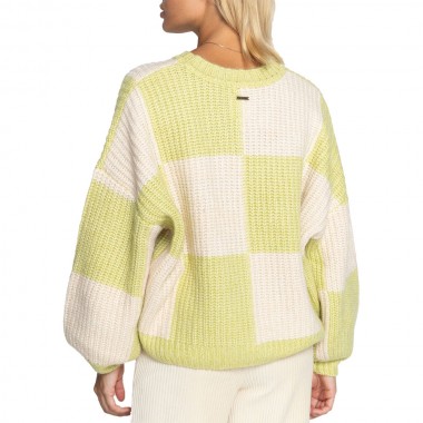 BILLABONG SO CHECK W SWEATER PEA POD