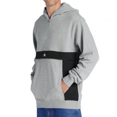 DC OPTICS HOODIE HEATHER GREY