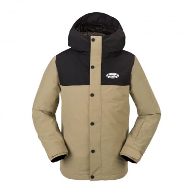 VOLCOM STONE.91 K SNOW JACKET DARK KHAKI