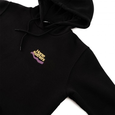 HORSEFEATHERS UTA HOODIE W BLACK