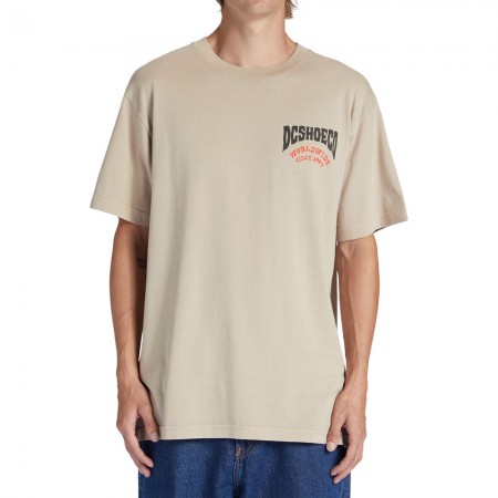 DC DEFIANT TEE PLAZA TAUPE