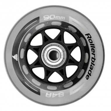 ROLLERBLADE 90χιλ./SG9 Ρόδα και Ρουλεμάν - Clear