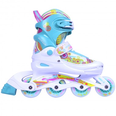 Athlopaidia Adjustable Inline Skates - Mint