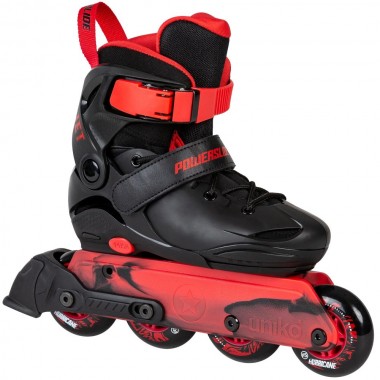 POWERSLIDE Jet Black adj. Πατίνια Αυξομειούμενα - Μαύρο