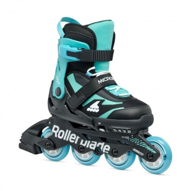 ROLLERBLADE Microblade Αυξομειούμενα Πατίνια - Μαύρο/Γαλάζιο