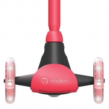 YGlider KIWI 3ροδο Πατίνι - Κόκκινο