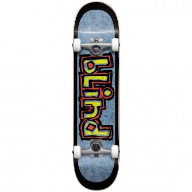 BLIND OG Box Out FP Premium Complete Skateboard 7.625' - Black/Blue