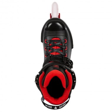 POWERSLIDE Next Black Red 110 Urban Inline Skates - Black/Red