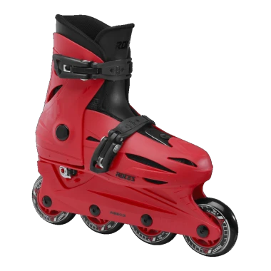Roces Inline Skates Orlando 4.0 με Προστατευτικά και Κράνος -  Κόκκινο Λάιμ