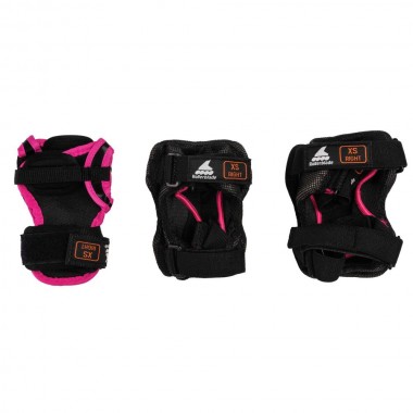 ROLLERBLADE Παιδικά Προστατευτικά Junior 3pack για κορίτσι - Μαύρο/Ροζ