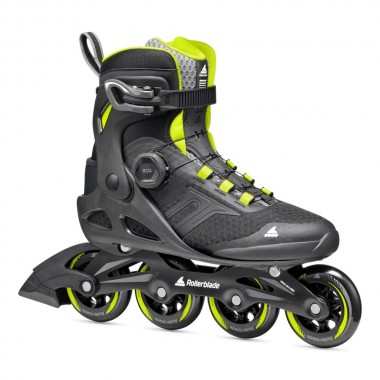 ROLLERBLADE Macroblade 84 BOA Inline Skates - Black/Lime