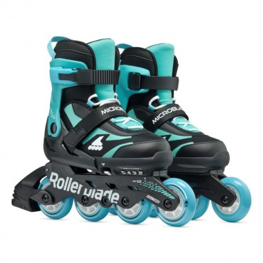 ROLLERBLADE Microblade Αυξομειούμενα Πατίνια - Μαύρο/Γαλάζιο