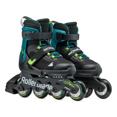 ROLLERBLADE Microblade XT Αυξομειούμενα Πατίνια - Μαύρο/Πετρόλ Πράσινο