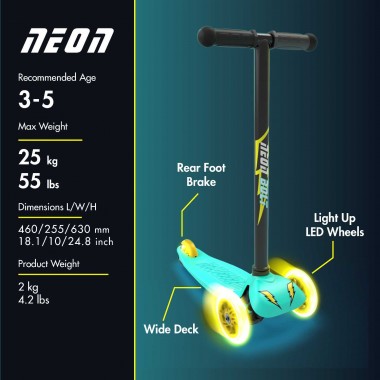 Yvolution Neon Bolt Πατίνι - Πράσινο