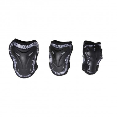 Yvolution Neon  Kids Protective Pads - Grey